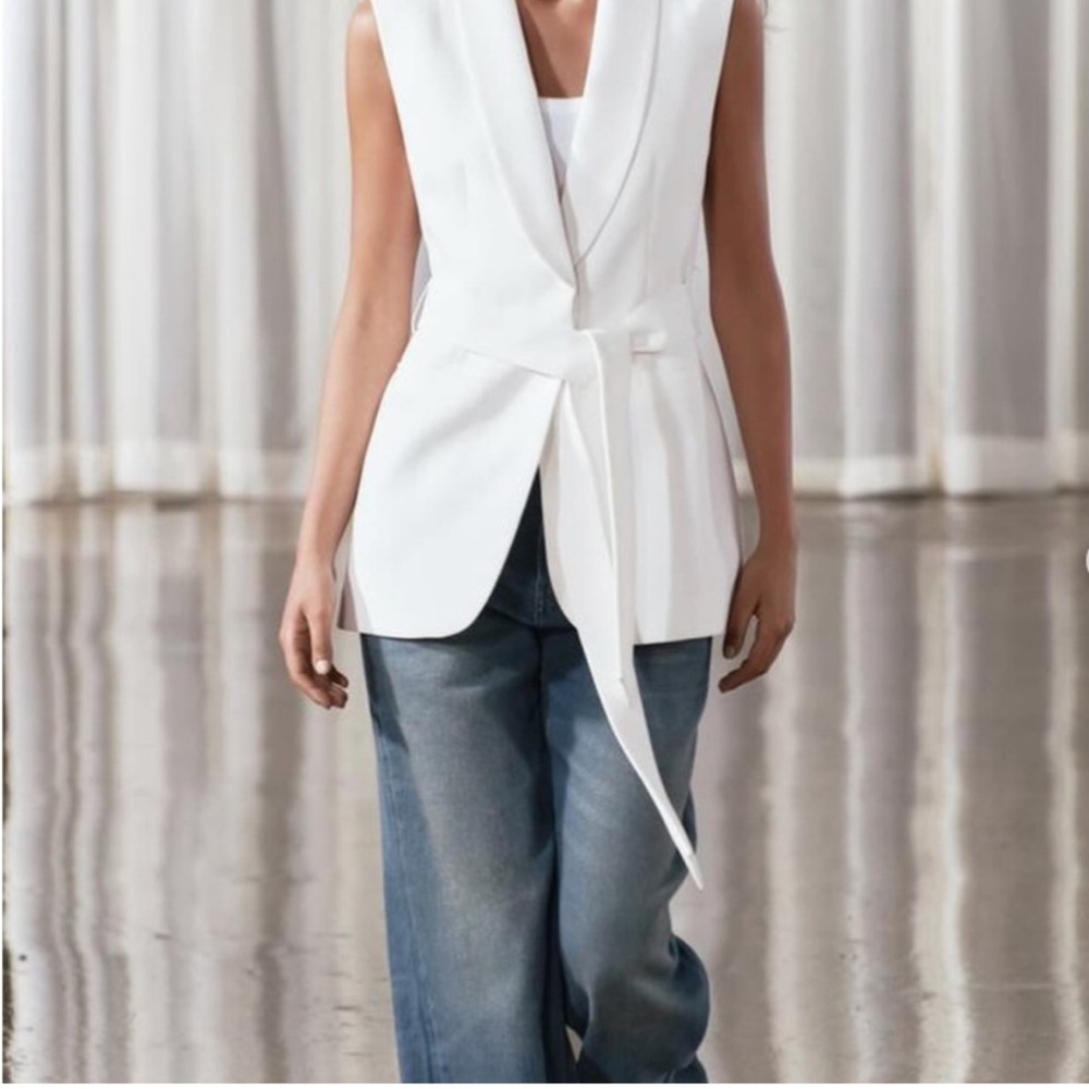 Zara Tuxedo Collar Vest